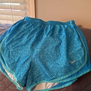 Nike Women's Vibrant Blue Athletic Shorts